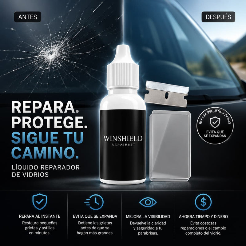 Líquido Reparador de Vidrios NanoFix