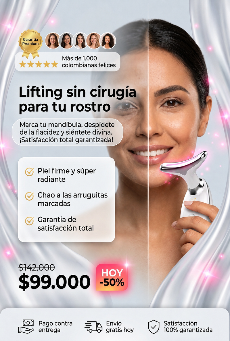 Masajeador Facial Luz Roja