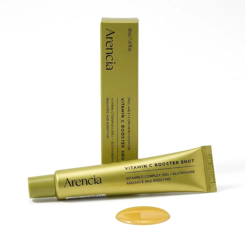 Arencia Vitamin C Booster Shot · Crema con vitamina C 5% + glutatión para cara y cuerpo