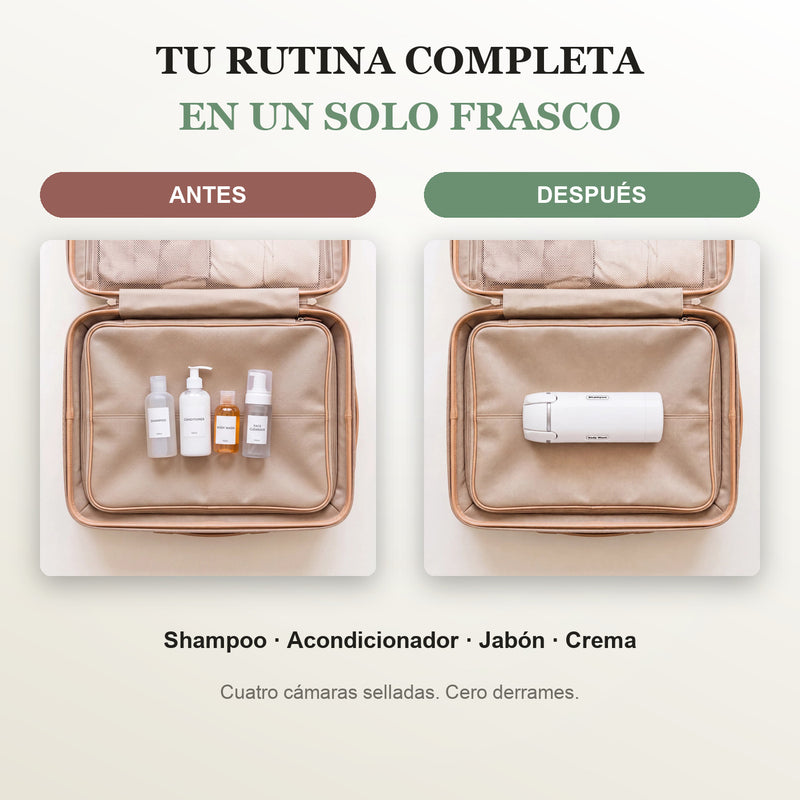Dispensador de Viaje 4 en 1 CarryPeace