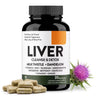 Liver Cleanse & Detox · Cardo mariano + diente de león, 70 cápsulas
