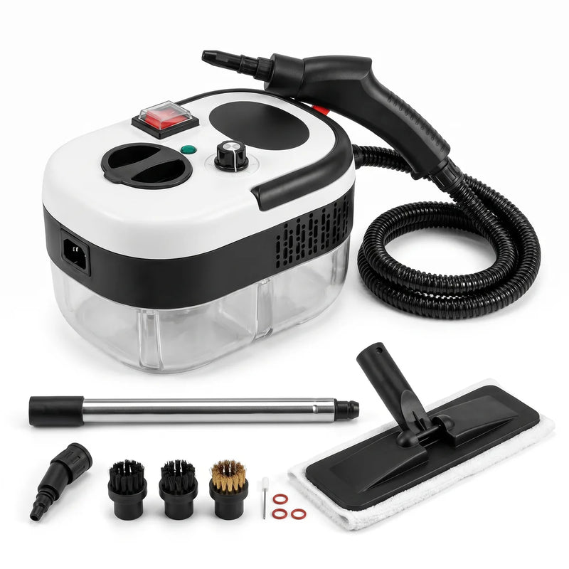 VaporMax Pro · Limpiador a vapor portátil para cocina, baño y carro